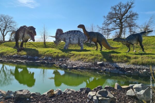 dinosaures Parc animalier d'Auvergne