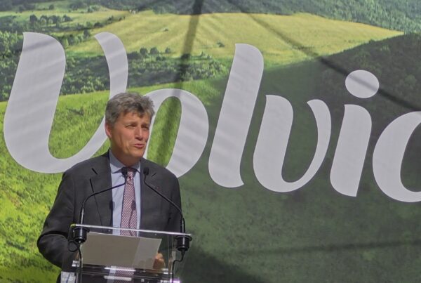 Antoine de SAint-Affrique est venu en personne à Volvic annoncer l'investissement de 50 M€ d'ici 2030 (Geneviève Colonna d'Istria)